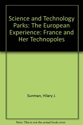 Science and Technology Parks (9780948173035) by Hilary J. Sunman