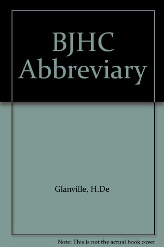 Beispielbild fr BJHC Abbreviary zum Verkauf von RIVERLEE BOOKS
