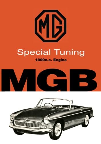 Stock image for MG Special Tuning 1800cc Engine MGB Owners' Handbook for sale by PBShop.store US