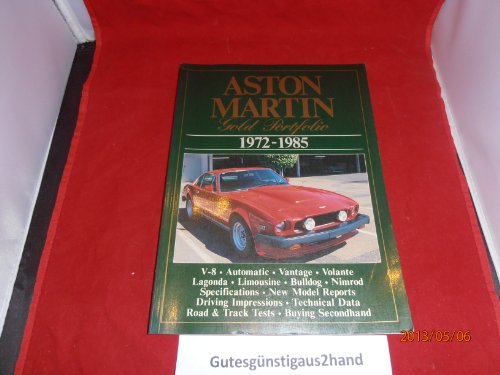 Beispielbild fr Aston Martin Gold Portfolio 1972-1985: 1972-85 zum Verkauf von medimops