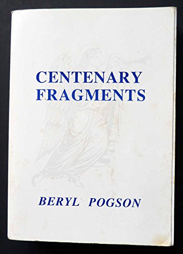9780948333361: Centenary Fragments