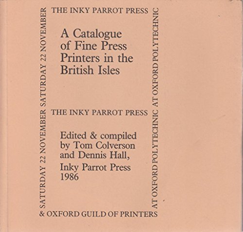 9780948415098: Catalogue of Fine Press Printers in the British Isles