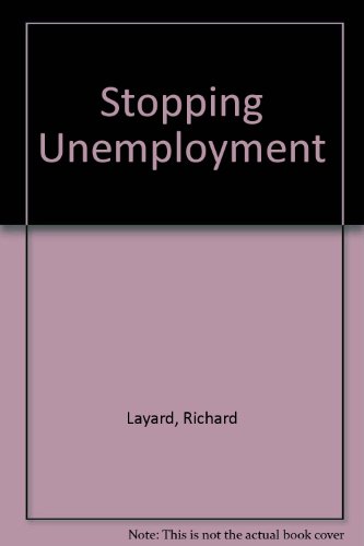 9780948434242: Stopping Unemployment