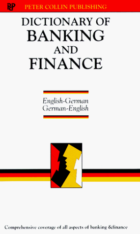 Beispielbild fr English-German (Dictionary of Banking and Finance) zum Verkauf von WorldofBooks
