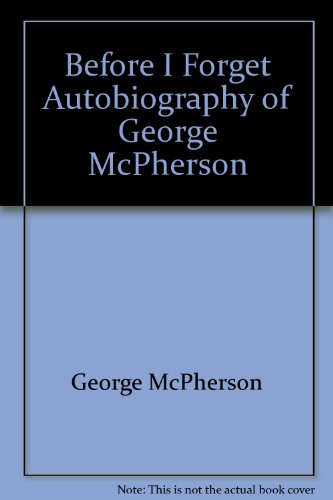 9780948644047: Before I Forget Autobiography of George McPherson