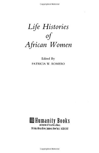 Beispielbild fr Life Histories of African Women zum Verkauf von Lowry's Books