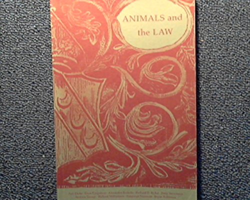Animals and the Law (Otter Memorial Papers) (9780948765698) by Ann Datta