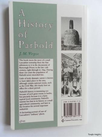 Beispielbild fr History of Parbold zum Verkauf von WorldofBooks