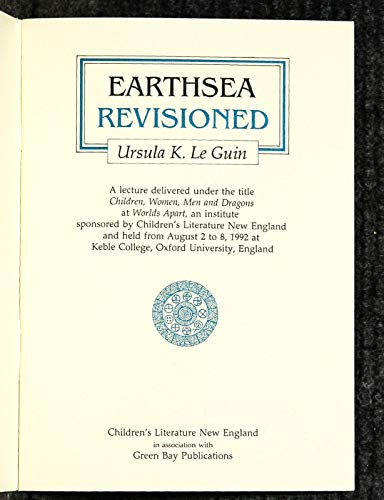 9780948845031: Earthsea Revisioned: A Lecture at Oxford