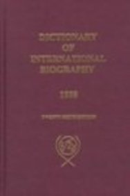 Beispielbild fr Dictionary of international biography : zum Verkauf von Puvill Libros