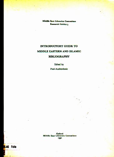 9780948889042: Introductory Guide to Middle Eastern and Islamic Bibliography (Middle East Libraries Committee research guides)