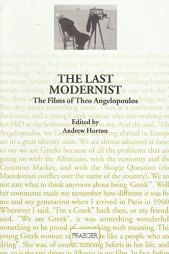 Imagen de archivo de Last Modernist, The: Films of Theo Angelopoulos a la venta por HPB-Red