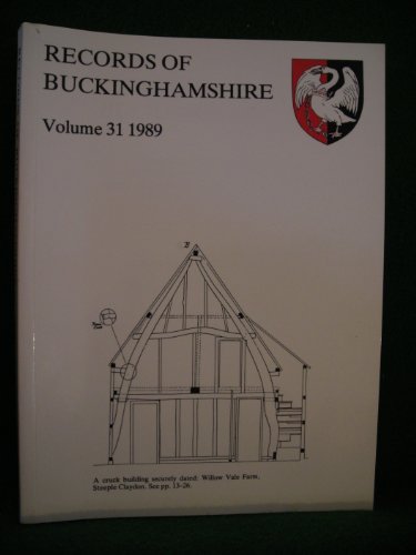 Stock image for Records of Buckinghamshire Volume 32 1990 for sale by Oopalba Books