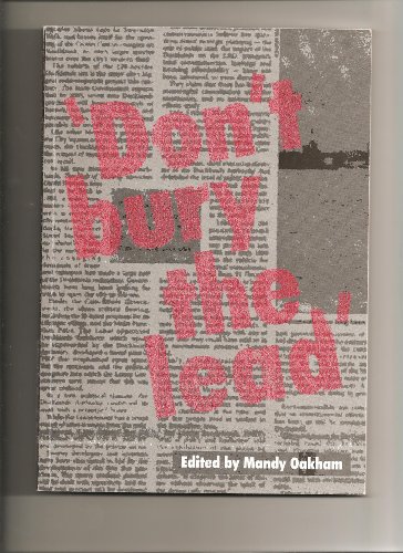 Beispielbild fr DON'T BURY THE LEAD', Australian News Gathering and Reporting zum Verkauf von Book Orphanage
