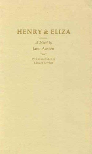 Henry & Eliza - A Novel by Jane Austen