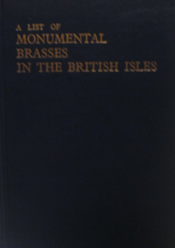 9780950129815: List of Monumental Brasses in the British Isles