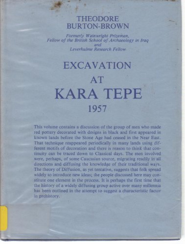 Kara Tepe (9780950192529) by T Burton-Brown