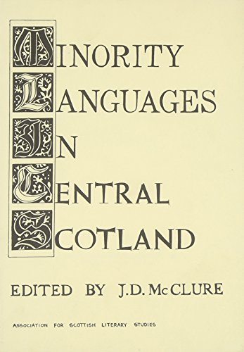 9780950262925: Minority languages in central Scotland (Association for Scottish Literary Studies occasional paper)