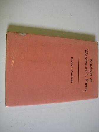 Beispielbild fr Principles of Wordsworth's Poetry zum Verkauf von Anybook.com