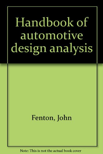 9780950282008: Handbook of automotive design analysis