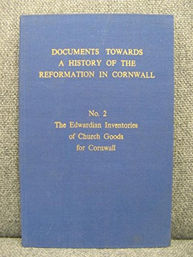 9780950380513: Edwardian Inventories of Church Goods for Cornwall