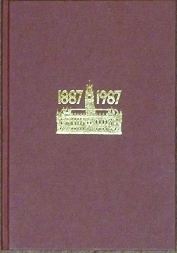 A Centenary History of the Town Hall of Barrow-In-furness 1887-1987