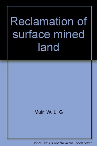 Beispielbild fr Reclamation of surface mined land zum Verkauf von Zubal-Books, Since 1961