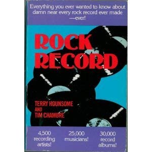 Stock image for Rock Record: Collectors' Catalogue of Rock Albums and Musicians for sale by WorldofBooks