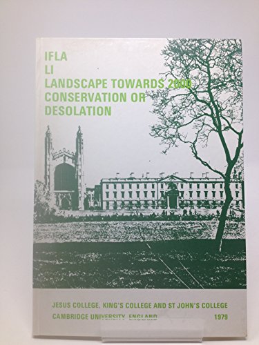 Beispielbild fr Landscape Towards 2000 - Conservation or Desolation. zum Verkauf von Plurabelle Books Ltd