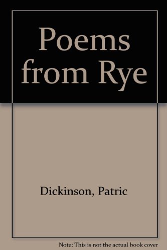 Beispielbild fr Poems from Rye zum Verkauf von WorldofBooks