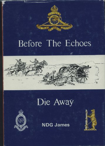 Beispielbild fr Before The Echoes Die Away: The Story af a Warwickshire Territorial Gunner Regiment 1892 - 1969 zum Verkauf von WorldofBooks