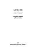 Stock image for Ausias March: A key anthology (The Anglo-Catalan Society occasional publications) for sale by Best and Fastest Books