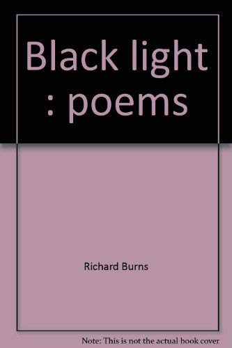 Beispielbild fr BLACK LIGHT. (SIGNED) zum Verkauf von Burwood Books