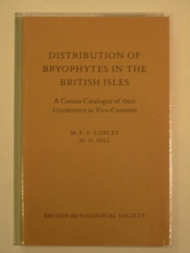 Stock image for Distribution of bryophytes in the British Isles for sale by Acanthophyllum Books