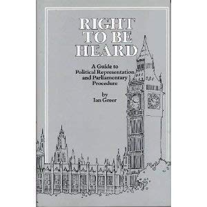 Stock image for Right to be Heard for sale by AwesomeBooks