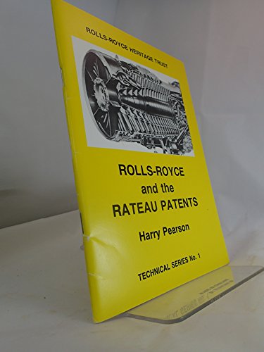 Beispielbild fr Rolls Royce and the Rateau Patents (Technical) zum Verkauf von Revaluation Books
