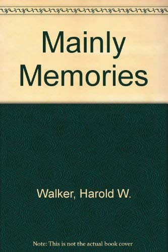 9780951183205: Mainly Memories