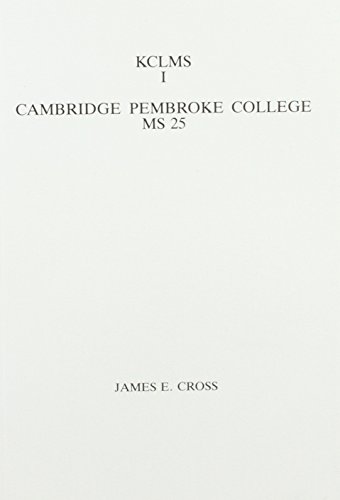 Cambridge Pembroke College MS 25: A Carolingian sermonary used by Anglo-Saxon preachers.