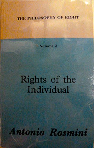 Stock image for The Philosophy of Right : The Essence of Right Volume 1 Introduction -- Moral System for sale by Westwood Books