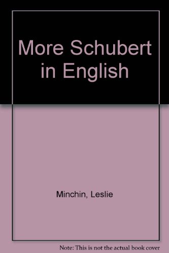 9780951372005: More Schubert in English