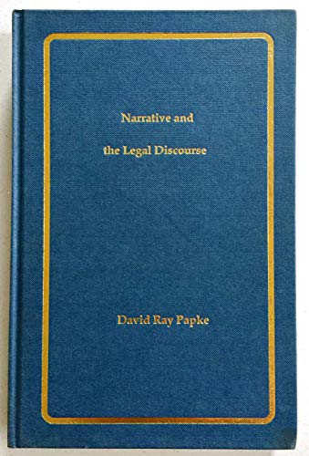 Stock image for Narrative and the Legal Discourse (Legal Semiotics Monographs) for sale by HPB-Red
