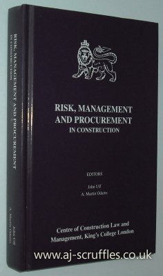 Imagen de archivo de Risk, Management and Procurement in Construction a la venta por dsmbooks