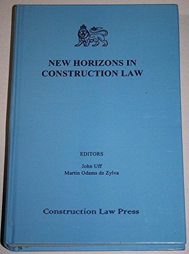 Stock image for New Horizons in Construction Law for sale by medimops