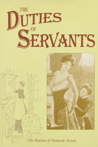 Imagen de archivo de Duties of Servants a la venta por Better World Books: West