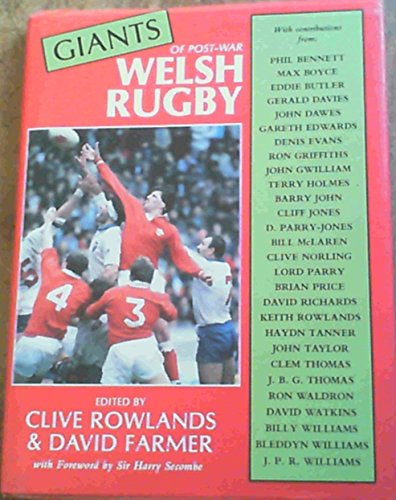 Beispielbild fr Giants of Postwar Welsh Rugby zum Verkauf von AwesomeBooks