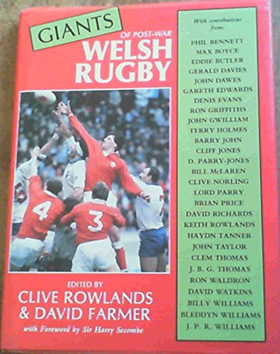 Imagen de archivo de Giants of Postwar Welsh Rugby a la venta por Goldstone Books