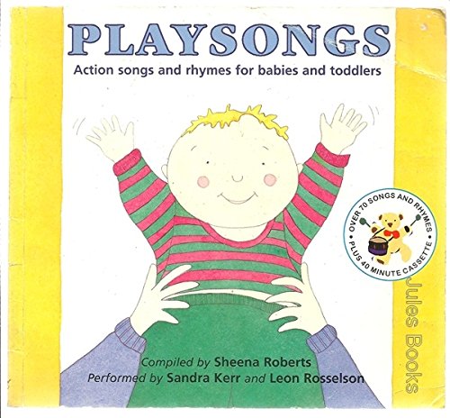 Beispielbild fr Playsongs Action Songs and Rhymes for Babies and Toddlers (Book & Cassette pack) zum Verkauf von WorldofBooks