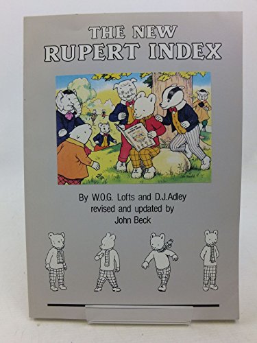 Imagen de archivo de New Rupert Index a la venta por A & I  PEDERSEN