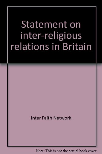 Stock image for Statement on inter-religious relations in Britain for sale by Phatpocket Limited