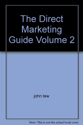 Stock image for The Direct Marketing Guide (Volume 3) for sale by Anybook.com